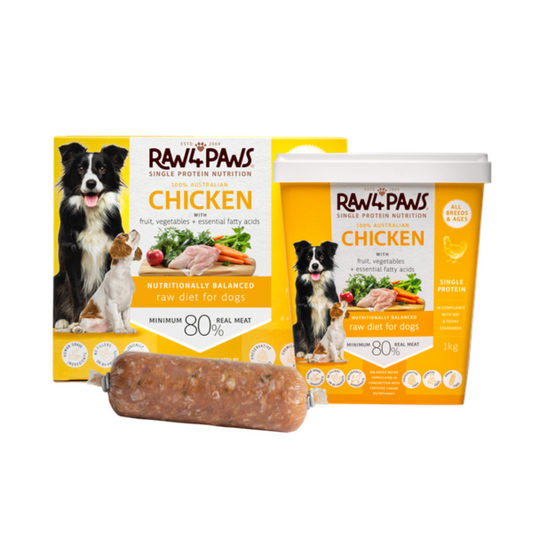 Raw 4 Paws Single Protein Chicken Protein Tubs & Boxes