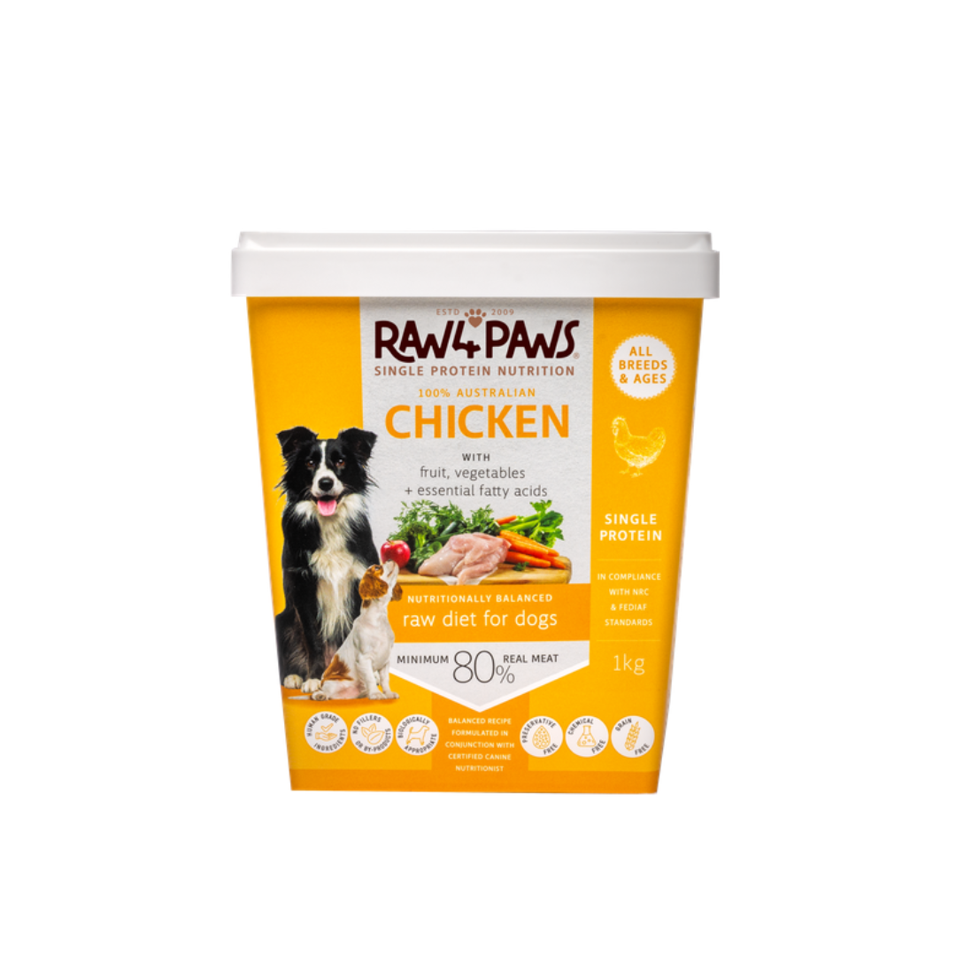 Raw 4 Paws Single Protein Chicken Protein Tubs & Boxes