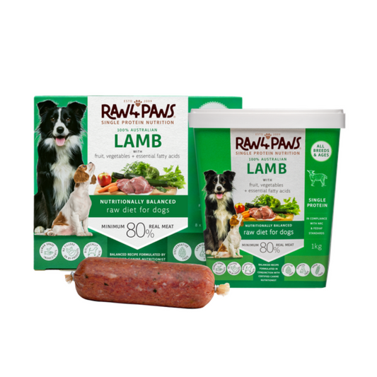 Raw 4 Paws Single Protein Lamb Protein Tubs & Boxes